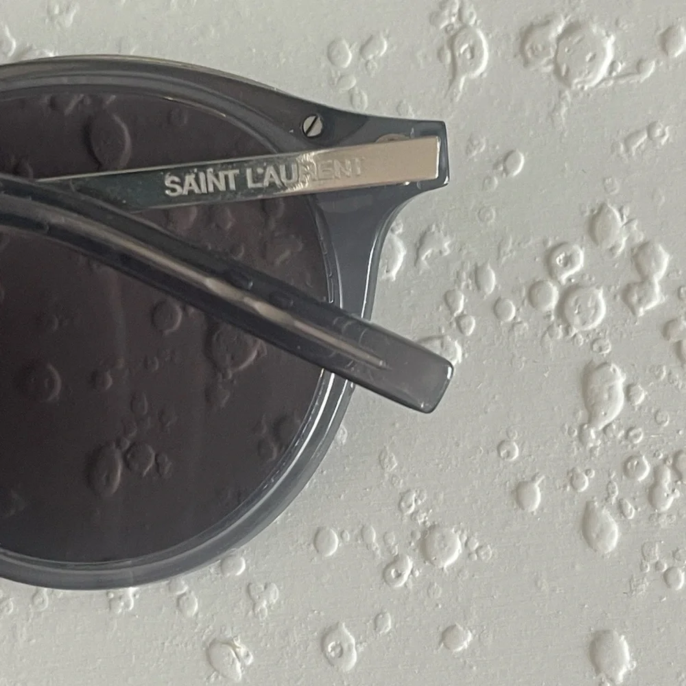 Saint Laurent gray sunglasses